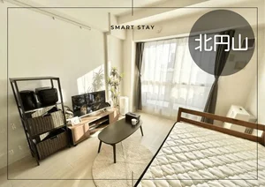 札幌市の家具家電付きマンスリーマンション「北円山＊Wi-Fi・駐車場あり／クレジット可♪スマートステイ北円山 607・1K(No.843253)」メイン画像