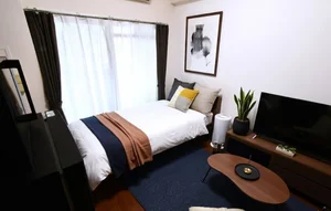 大阪府のマンスリーマンション・ウィークリーマンション「KマンスリーJR大阪天満宮駅前（南森町駅前） 303・1K-【角部屋】(No.845286)」メイン画像