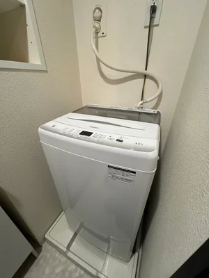 洗濯機も完備♪