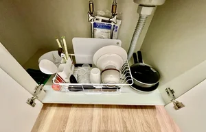 お鍋・フライパン・包丁・まな板などの調理器具完備♪鈴鹿市駅前ウィークリーマンションで自炊をしてみてはいかがでしょうか♪