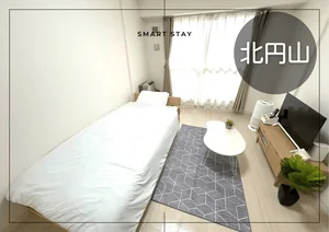 札幌市のウィークリーマンション「北円山＊Wi-Fi・駐車場あり／クレジット可♪スマートステイ北円山 508・1K(No.876427)」メイン画像