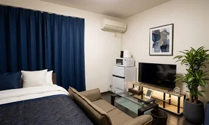 四日市看護医療大学周辺のマンスリーマンション・ウィークリーマンション「Kマンスリー四日市(霞ヶ浦駅前)【禁煙・四日市ウィークリーマンション・四日市マンスリーマンション】 201・1K-【角部屋】(No.888651)」メイン画像