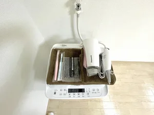 【洗濯機・タオル】ホテルと違い米原駅前(滋賀)ウィークリーマンションでは洗濯が毎日できます。その分、着替えも少なく、手軽に利用できるをコンセプトに7日以上の生活に適したお部屋となってます♪