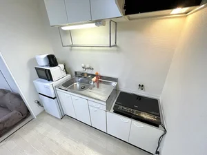 【2口IHコンロ】米原駅前(滋賀)ウィークリーマンションでは2口IHコンロ完備♪米原駅前(滋賀)エリアの美味しい新鮮な食材を簡単に調理できます(^^♪