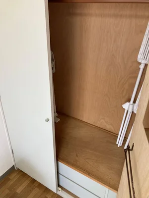 収納スペースありで長期滞在も安心！　リフォーム中の滞在にもおすすめ！