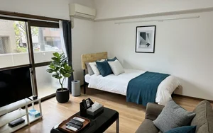 山陰のマンスリーマンション・ウィークリーマンション「Kマンスリー米子(米原1丁目)【禁煙・米子駅前ウィークリーマンション・米子駅前マンスリーマンション】 105・1K-【角部屋】(No.891025)」メイン画像