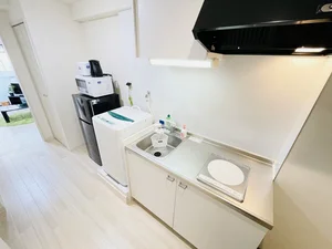 １口ＩＨコンロ付♪スーパーで食材を買ってきたらすぐにお料理に取り掛かれます！