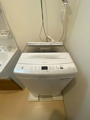 洗濯機も完備♪