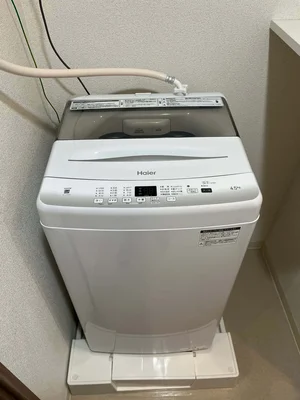 洗濯機も完備♪