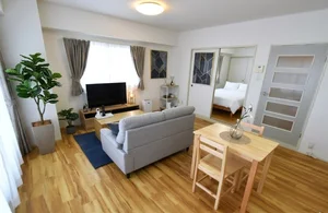 愛媛のマンスリーマンション・ウィークリーマンション「Kマンスリー新居浜工業高等学校前（ 十全総合病院前） 401・1LDK-【角部屋】(No.913146)」メイン画像