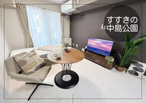 札幌市中央区のウィークリーマンション「すすきの＊Wi-Fi・冷暖房完備！駐車場あり♪スマートステイすすきの 204・1K(No.919572)」メイン画像