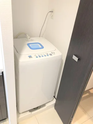 安心の洗濯機付き♪