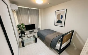 石川県のマンスリーマンション・ウィークリーマンション「Kマンスリー金沢駅前(若宮町)【禁煙・金沢駅マンスリーマンション】 410・４Ｆ・中部屋(No.937370)」メイン画像