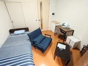福岡市中央区のマンスリーマンション・ウィークリーマンション「サヴォイ天神クォーター【地下鉄空港線「天神駅」徒歩５分】 １Ｋ：シングル(No.945005)」メイン画像