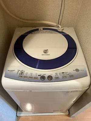 洗濯機も完備♪