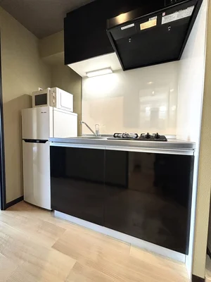 冷蔵庫・電子レンジも完備♪