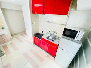 ２口コンロ付♪スーパーで食材を買ってきたらすぐにお料理に取り掛かれます！