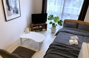 広島県のマンスリーマンション・ウィークリーマンション「Kマンスリー東雲（2号線） 1K-【角部屋】(No.974998)」メイン画像