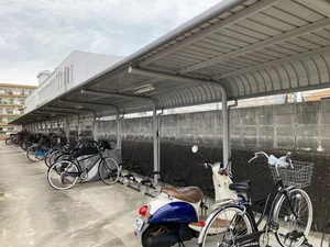 駐輪場有 自転車利用可能!