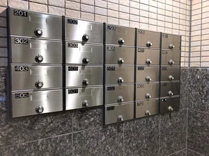 郵便受けあり！郵送物など受け取り可能！