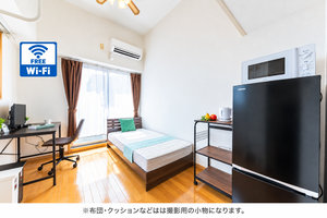大阪府のマンスリーマンション・ウィークリーマンション「📣お値引き🈹キャンペーン✨Wi-Fi🛜無料✨禁煙🚭SステイEC難波WEST－SIDE大阪ドーム前 912(No.989561)」メイン画像