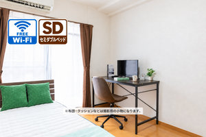 のマンスリーマンション・ウィークリーマンション「SステイPS福島インテルノ【インターネットWi-Fi無料・禁煙ルーム】(No.990067)」メイン画像
