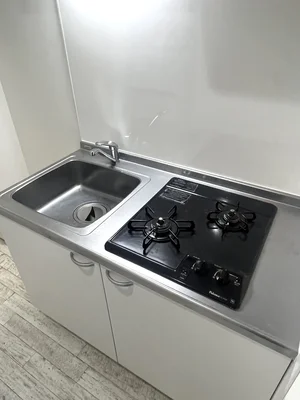 2口ガスコンロ付き♪広々♪