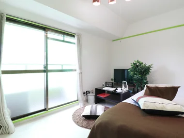 「Kマンスリー榎町(十日市町駅) 1R-【角部屋】(No.126621)」メイン画像