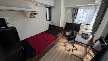 「【京都駅ダイレクトアクセス】駅近×静音｜家具家電一式｜禁煙｜プラチナタイプ｜BraTTo京都梅小路メル(No.1268557)」メイン画像