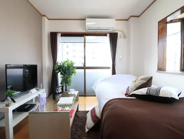 「Kマンスリー賀茂高等学校前(486号線前) 1K-【角部屋】(No.327069)」メイン画像