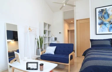 「Kマンスリー賀茂自動車学校南（西条中央） 1R-【角部屋】(No.372301)」メイン画像