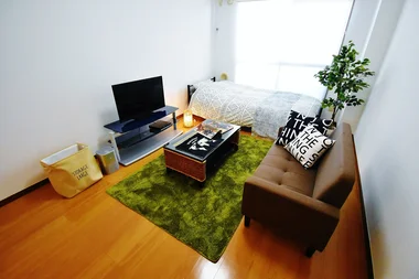 「Kマンスリー丸亀南【禁煙】 205・1K-【中部屋】(No.413930)」メイン画像