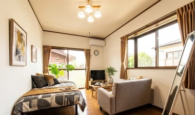 「Kマンスリー川村病院前（青葉通り前） 206・1K-【角部屋】(No.483226)」メイン画像