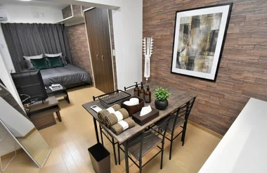 「Kマンスリー富山城南公園東【禁煙・富山ウィークリーマンション】 202・1K-【中部屋】(No.486767)」メイン画像