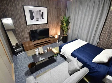 「Kマンスリー福井敦賀駅前【禁煙・JR敦賀駅前ウィークリーマンション】 302・1K-【角部屋】(No.553989)」メイン画像