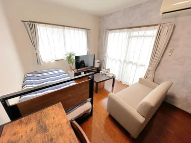 「Kマンスリー大津(ＪＲ瀬田駅前)【禁煙・大津ウィークリーマンション・大津マンスリーマンション】 101・1K-【角部屋】(No.732972)」メイン画像