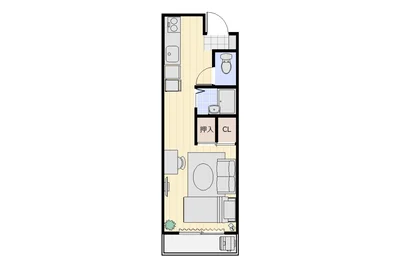 【Alphabed30高松西町Ⅱ】駐車場2台OK/無料Wi-Fi/無料レンタル自転車