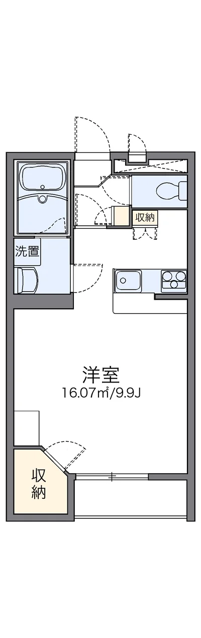 レオパレススカイコート　ナカダ