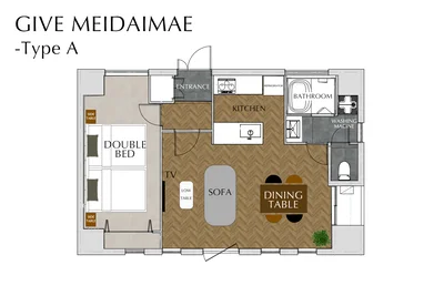 【明大前駅】徒歩5分 家具・家電完備