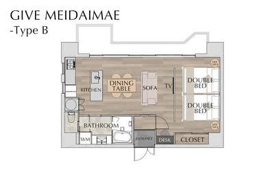 【明大前駅】徒歩5分 家具・家電完備