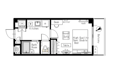 [六本木ヒルズ至近]マンスリー22