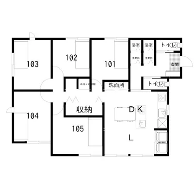【芝生のある家】マンスリーサービスアパートメントSubBASE／家電・駐車場・Wi-Fi完備／防犯対策済／清掃あり