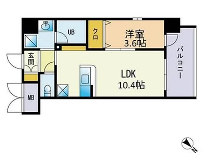 MP 博多prost【1LDK】