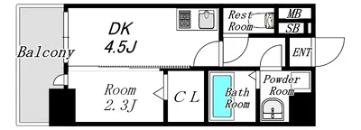 ＭＰ HAKATA EAST【1DK】