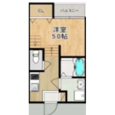 MP 福田町B【1R】(ロフト)