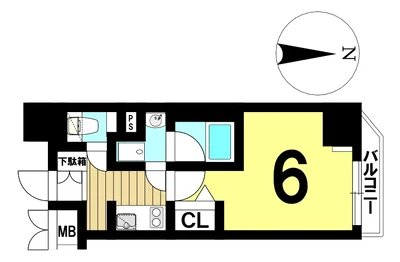 【名古屋市中区/大須観音駅徒歩3分/無料Wi-Fi/角部屋/バストイレ別/オートロック】ディアレイシャス大須観音Ⅲ