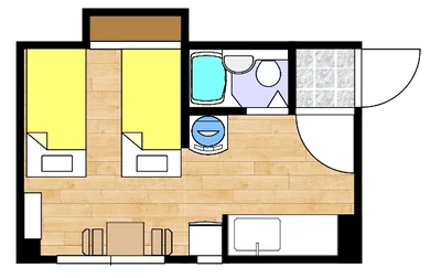 西11丁目駅より徒歩13分！1DKマンション