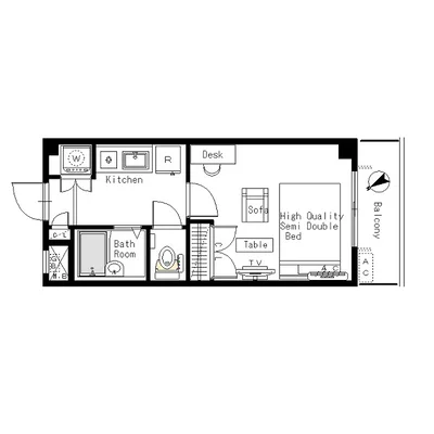 [六本木ヒルズ至近]マンスリー22