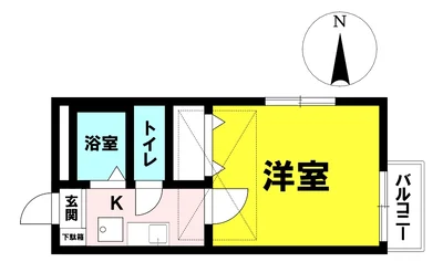 【名古屋市港区/港北駅/駐車場/角部屋/バストイレ別】ブランドールJ