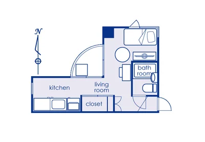 高知ハウス マンスリー【クリエート原】升形2丁目/枡形駅徒歩2分/ネット無料
